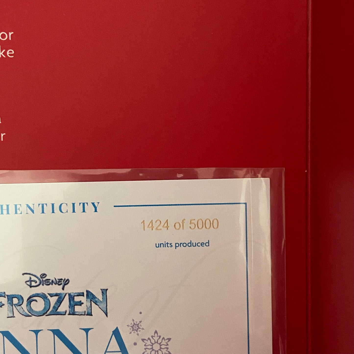 American Girl LE Frozen Doll - Anna #1424