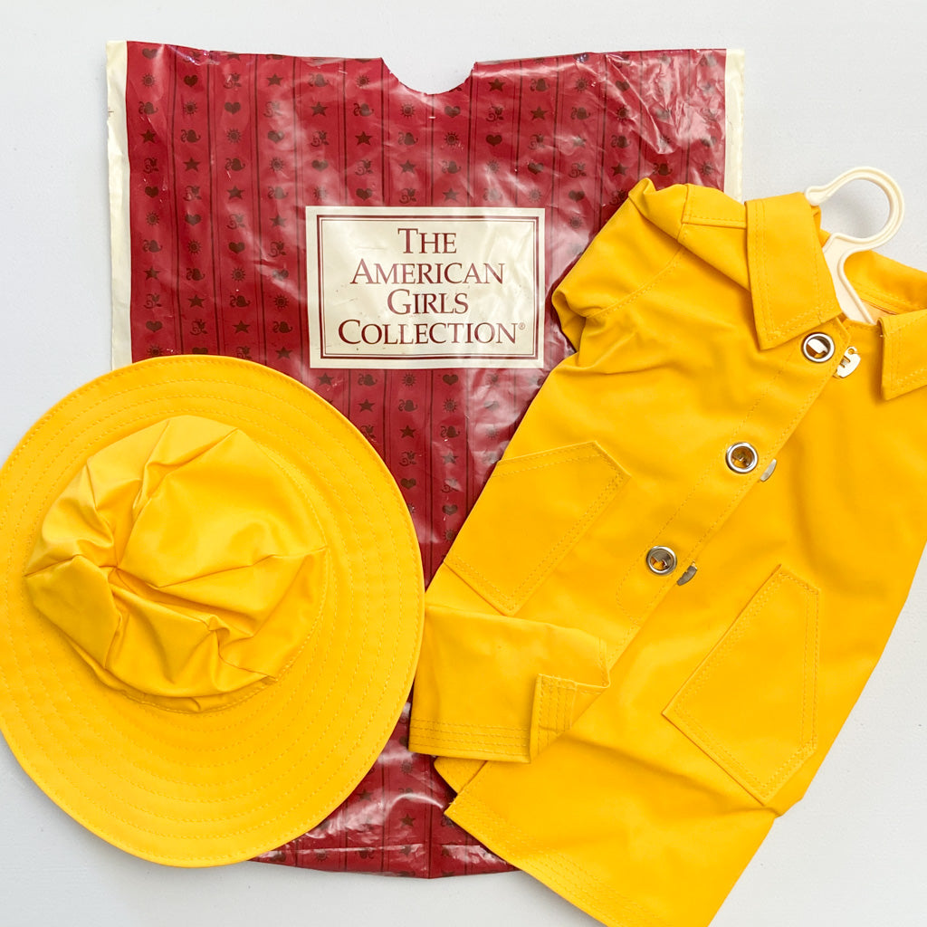 American Girl Molly Raincoat & Hat