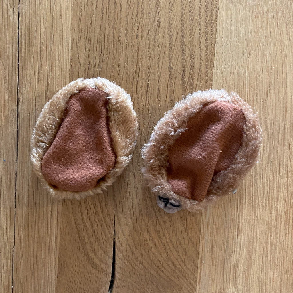 American Girl Off-brand Bear / Mice Slippers