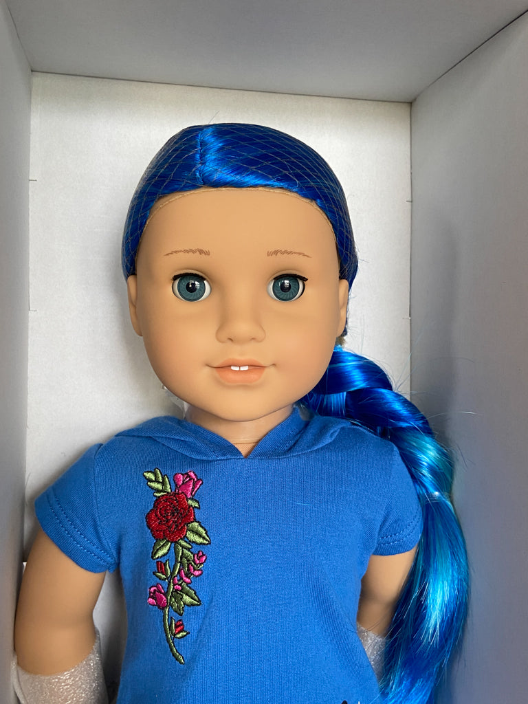 American Girl Truly Me #90 Street Chic (Blue Hair)