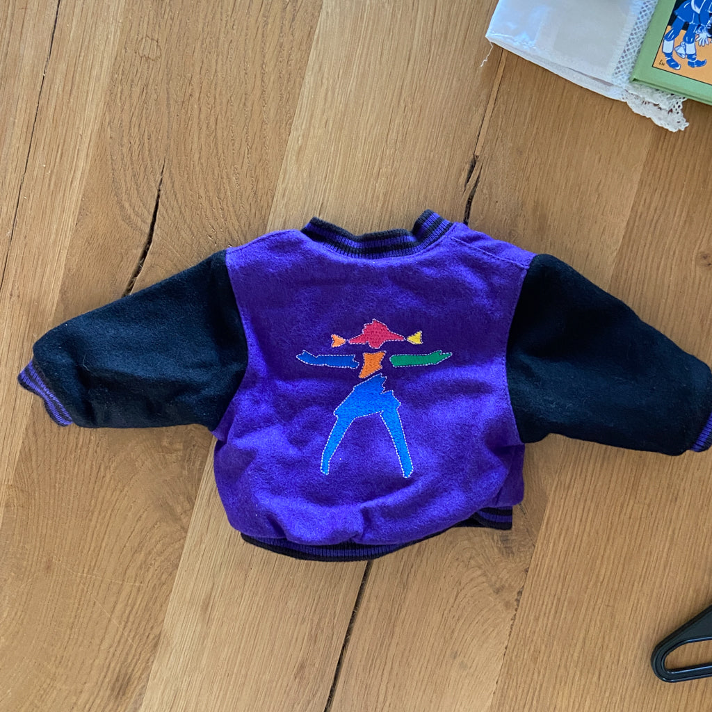 American Girl Today Purple Varsity Jacket