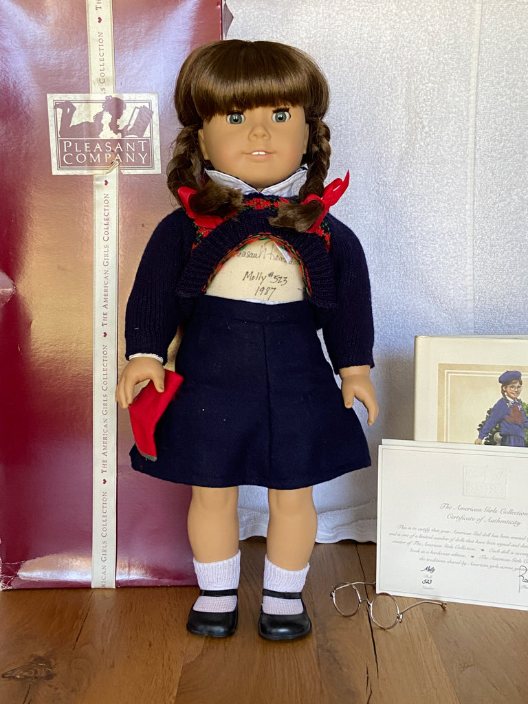 Signed Big Tooth American Girl Molly Doll #523