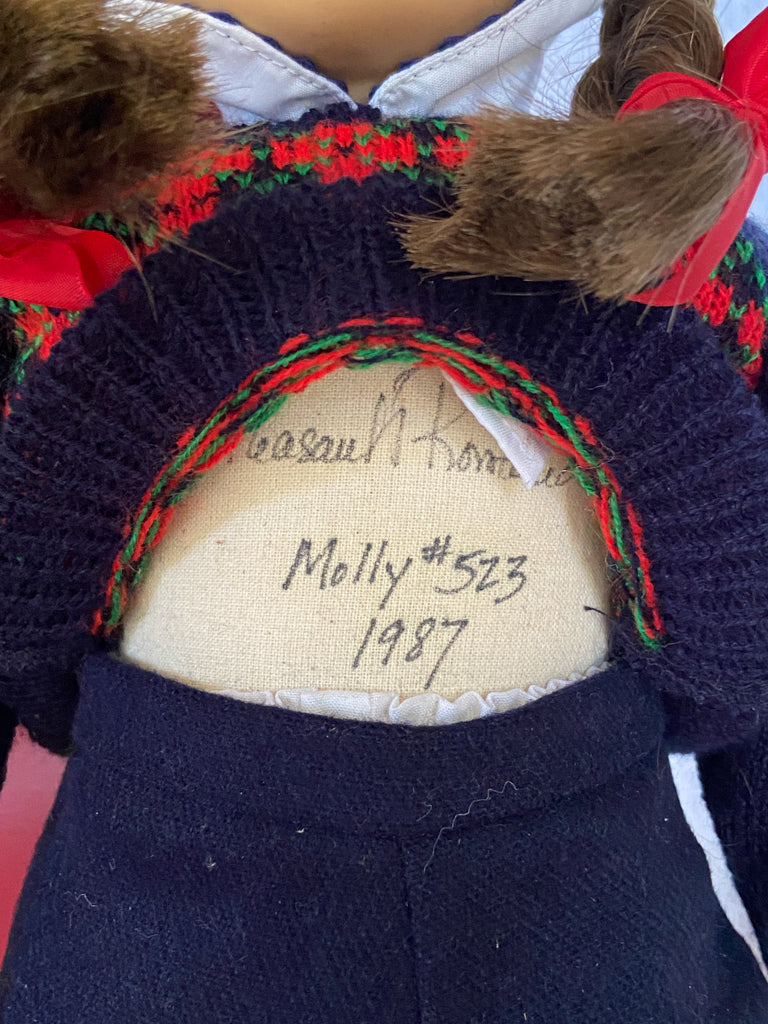 Signed Big Tooth American Girl Molly Doll #523