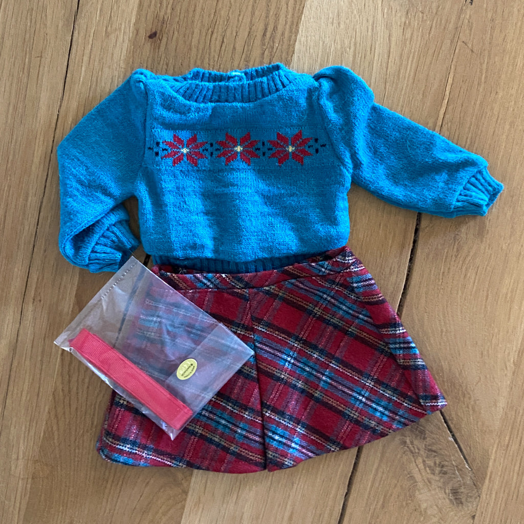 American Girl Molly Sweater & Skirt Partial