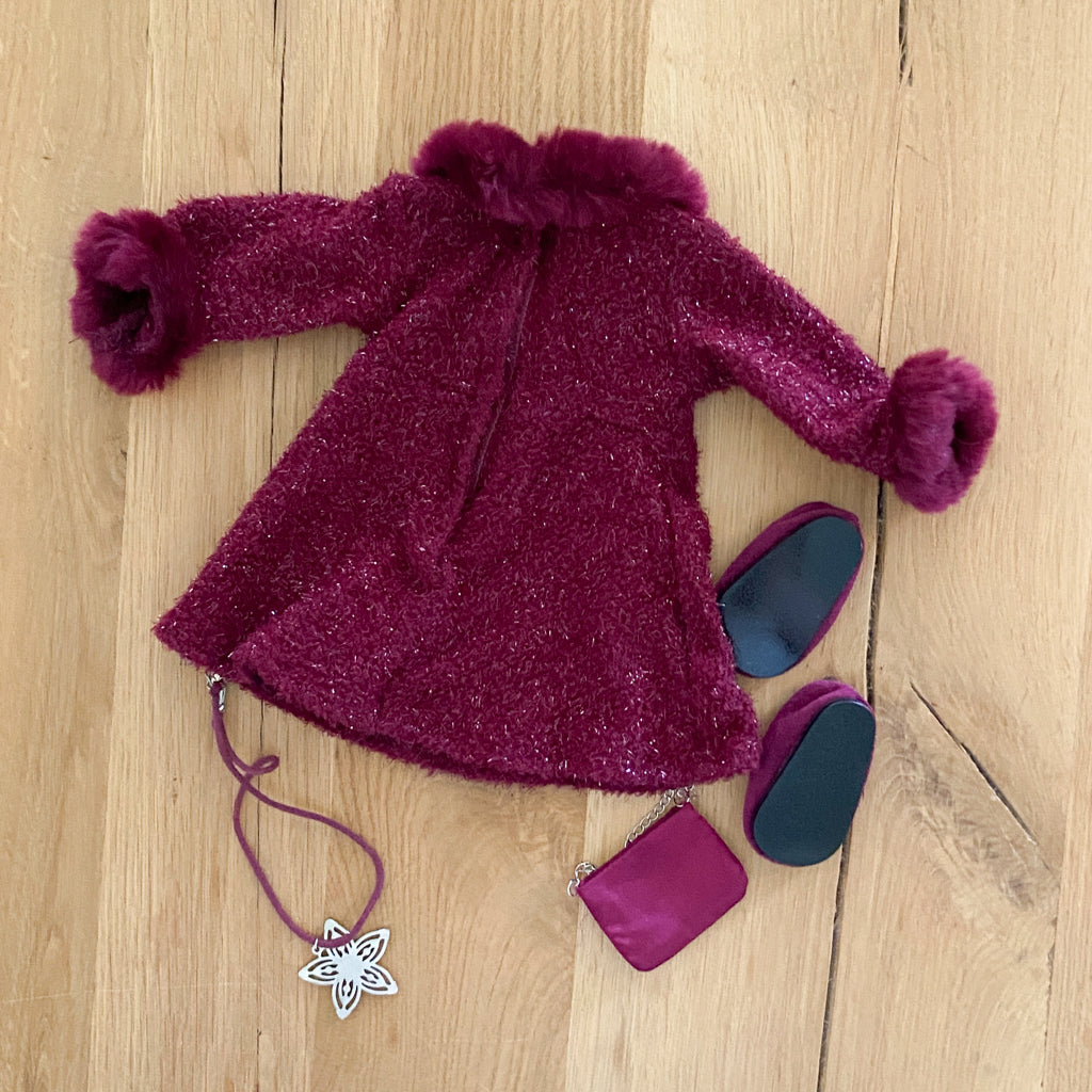 American Girl Garnet Holiday Dress Lot