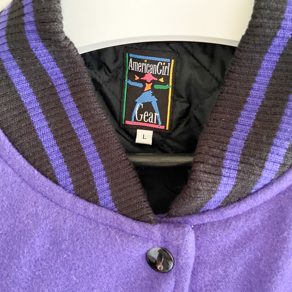 American Girl Today Purple Varsity Jacket (Child Size)