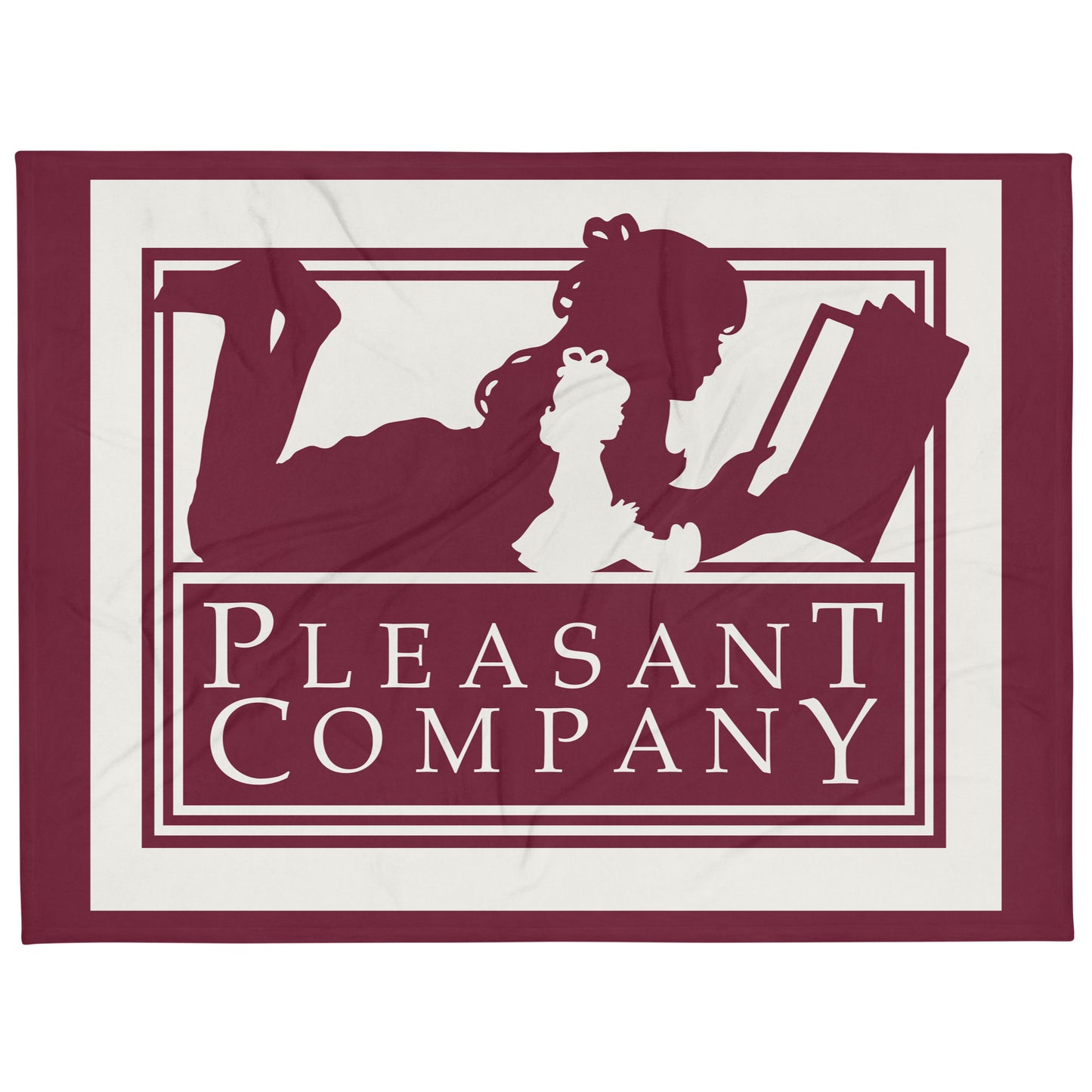 Pleasant Company Logo Throw Blanket