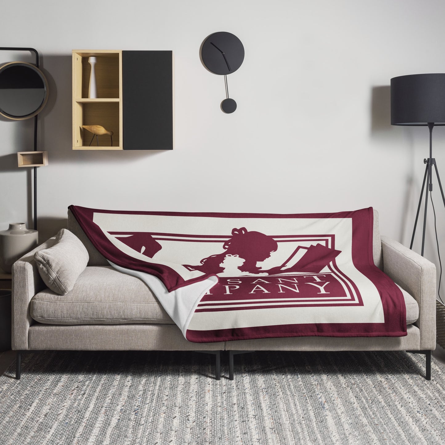 Pleasant Company Logo Throw Blanket