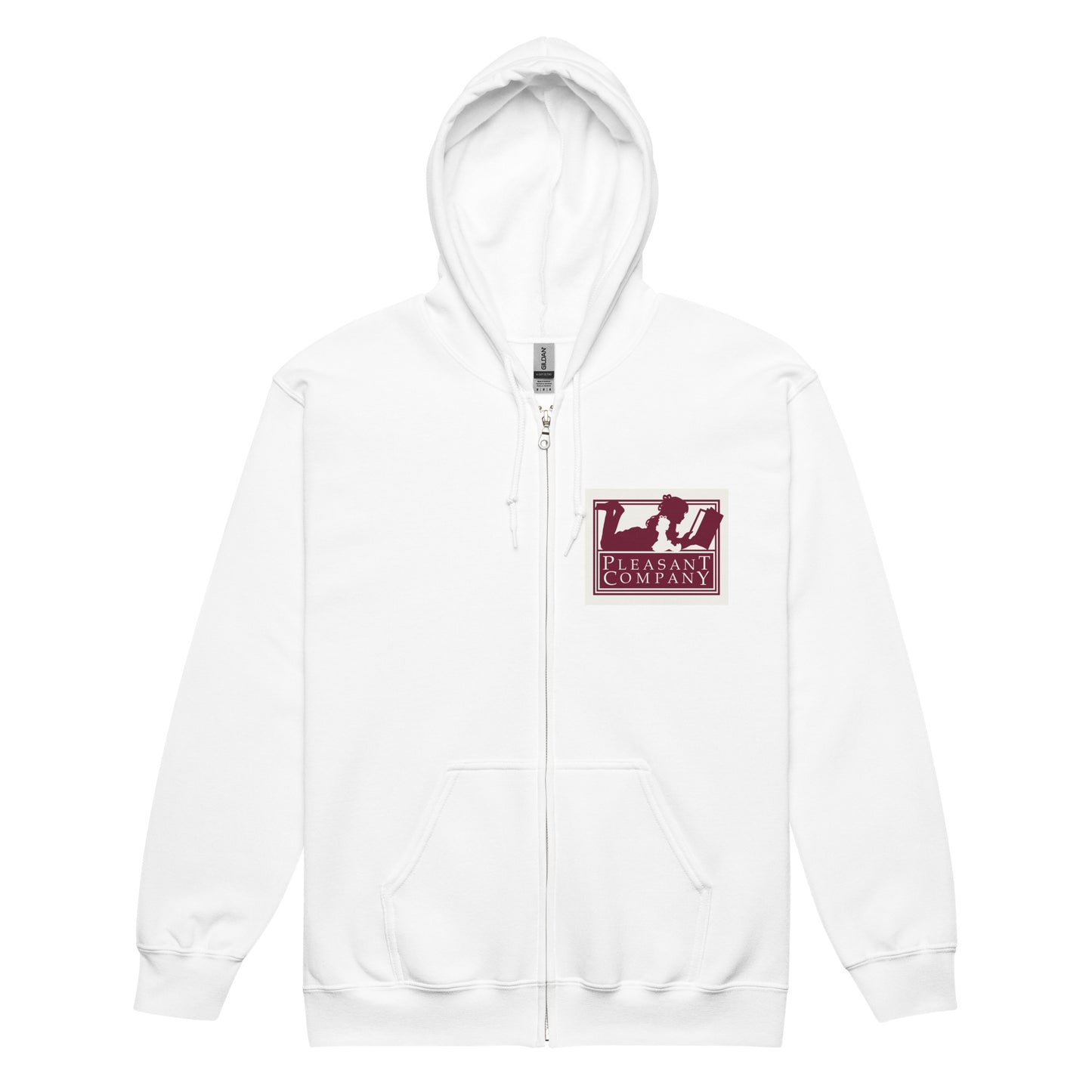 Pleasant Company Logo Zip Hoodie (Unisex)