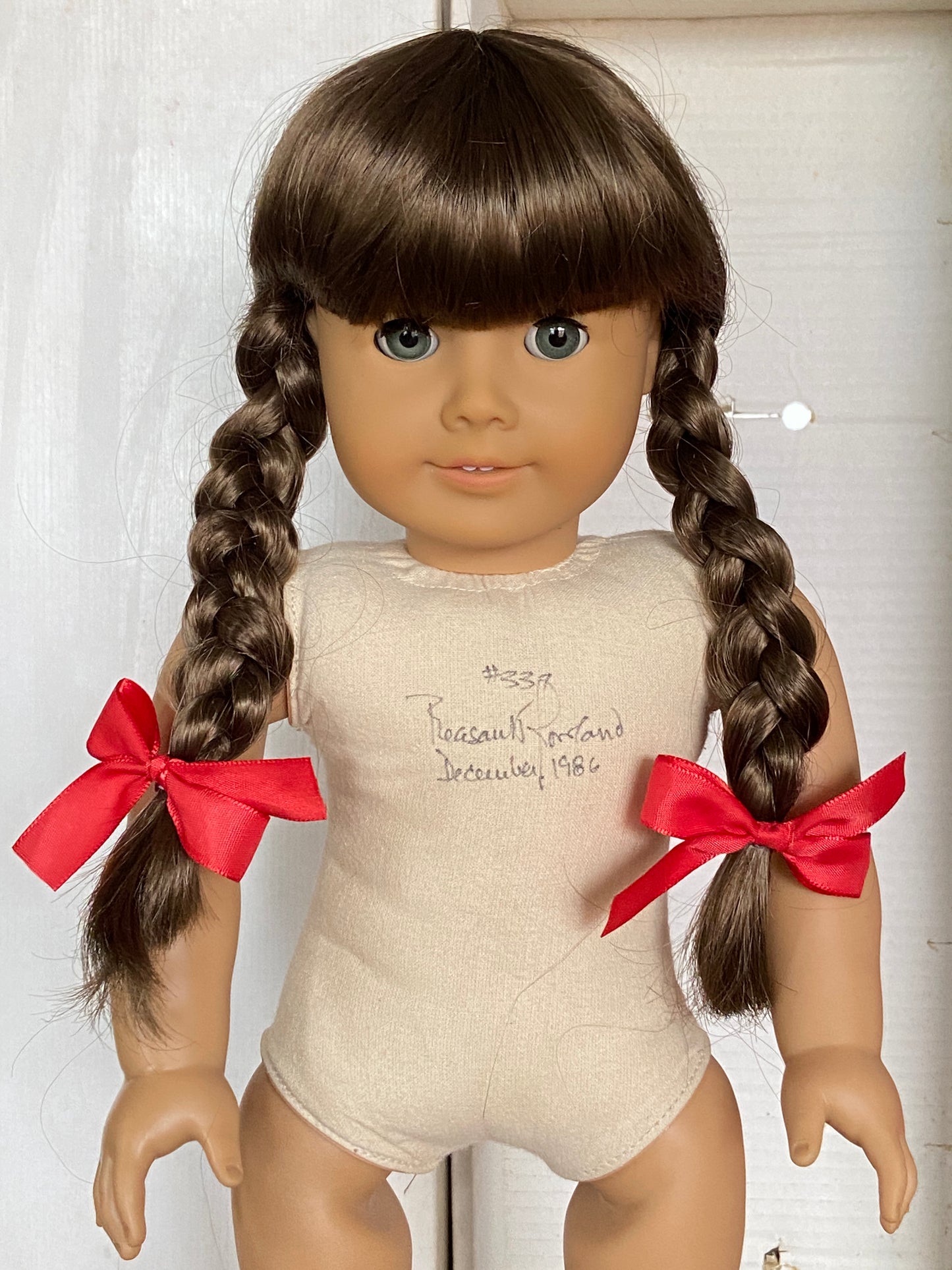 American Girl Signed Chipped Tooth Molly #337 (1986) READ