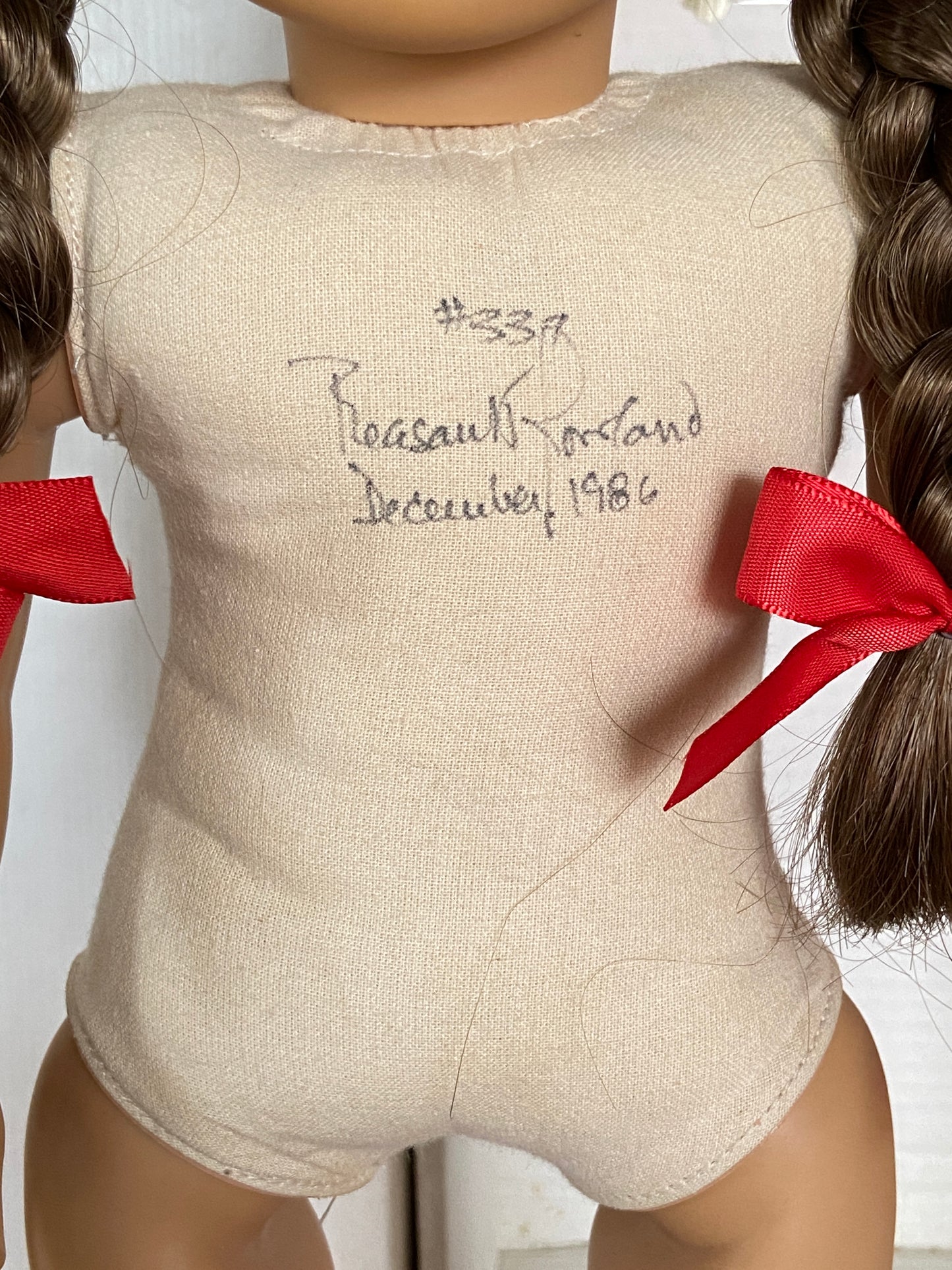 American Girl Signed Chipped Tooth Molly #337 (1986) READ