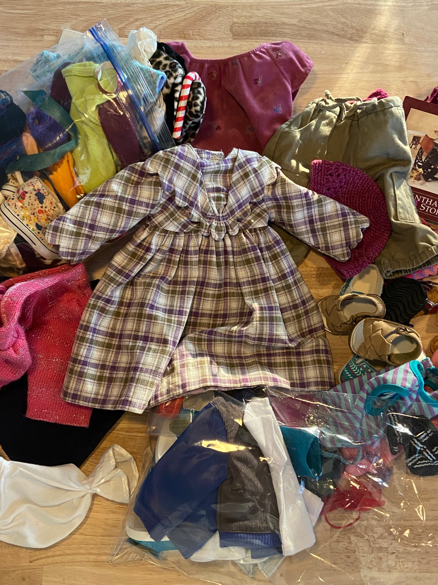American Girl Kirsten Promise Dress Lot