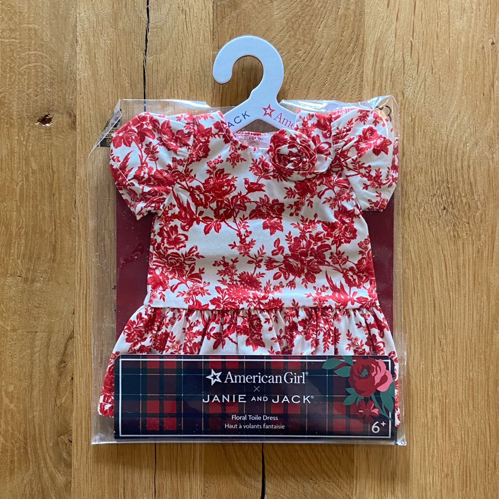 American Girl Janie & Jack Floral Toile Dress