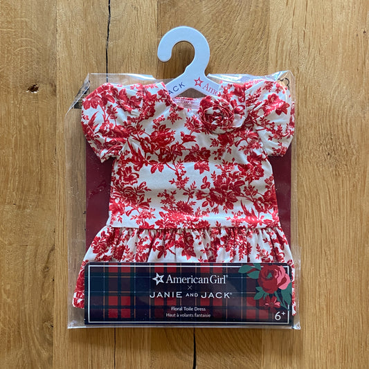 American Girl Janie & Jack Floral Toile Dress