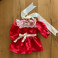 American Girl Samantha Cranberry Party Dress (Christmas)