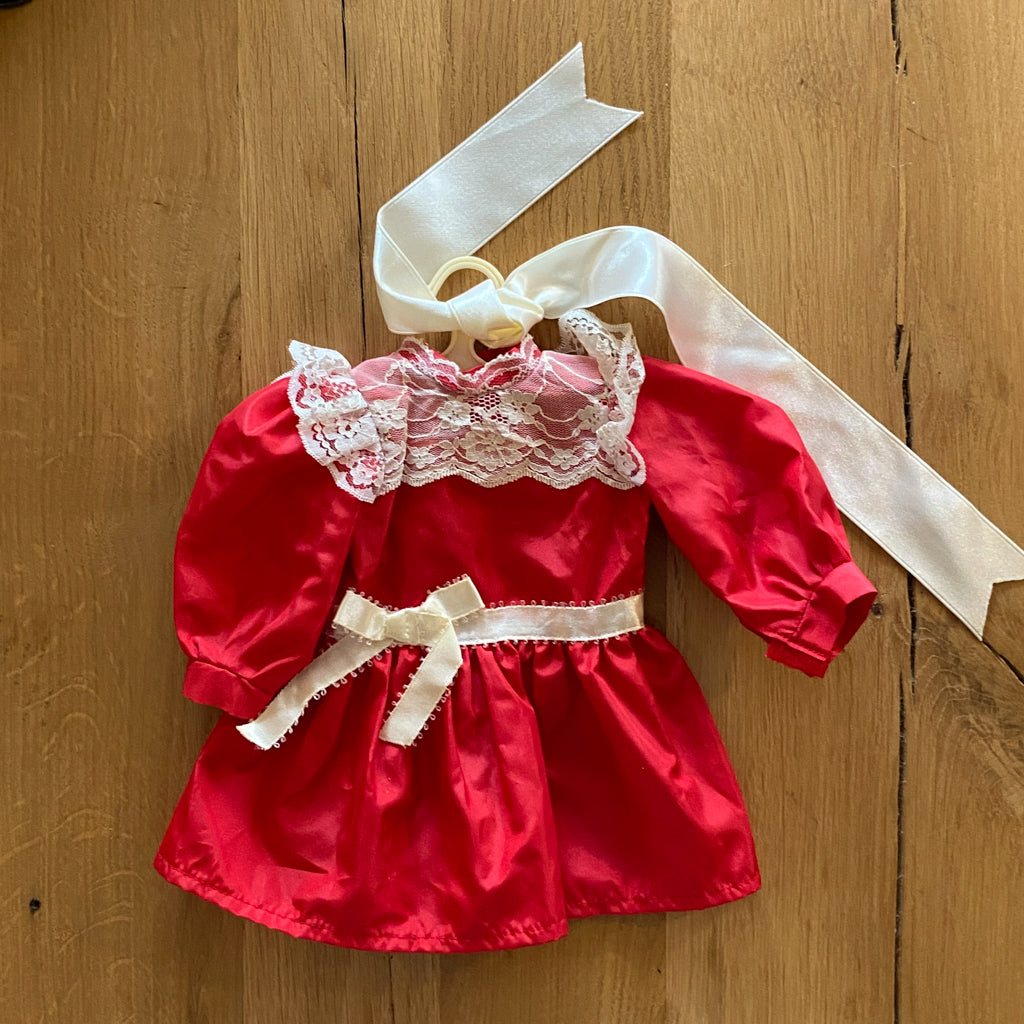 American Girl Samantha Cranberry Party Dress (Christmas)