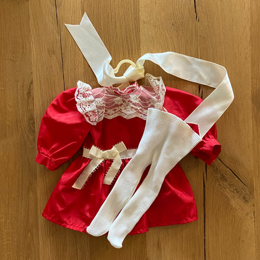 American Girl Samantha Cranberry Party Dress (Christmas)