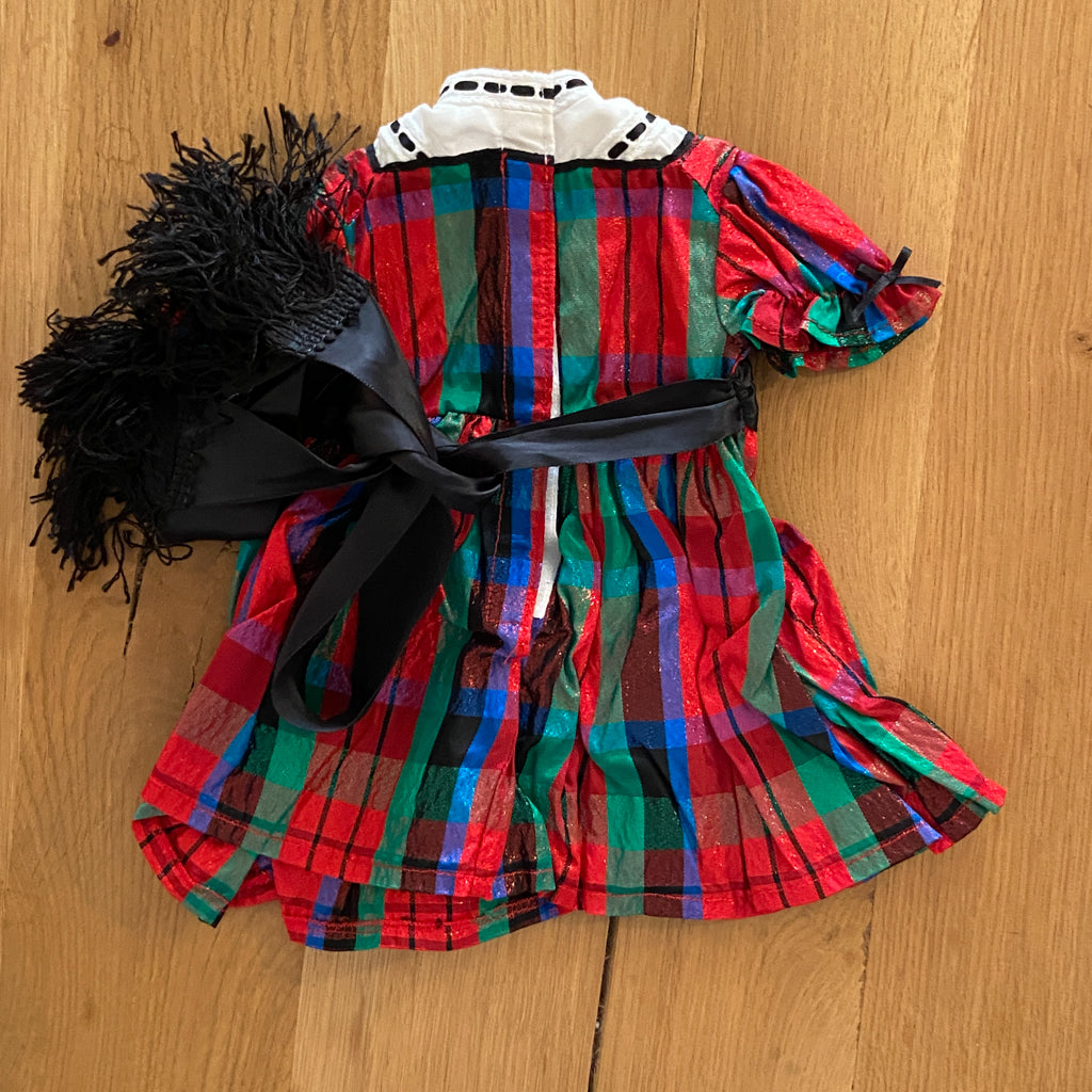 American Girl Homemade Addy Christmas Dress