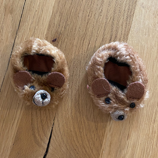 American Girl Off-brand Bear / Mice Slippers
