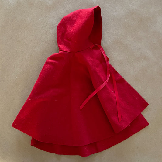American Girl Felicity Winter Cardinal Cloak