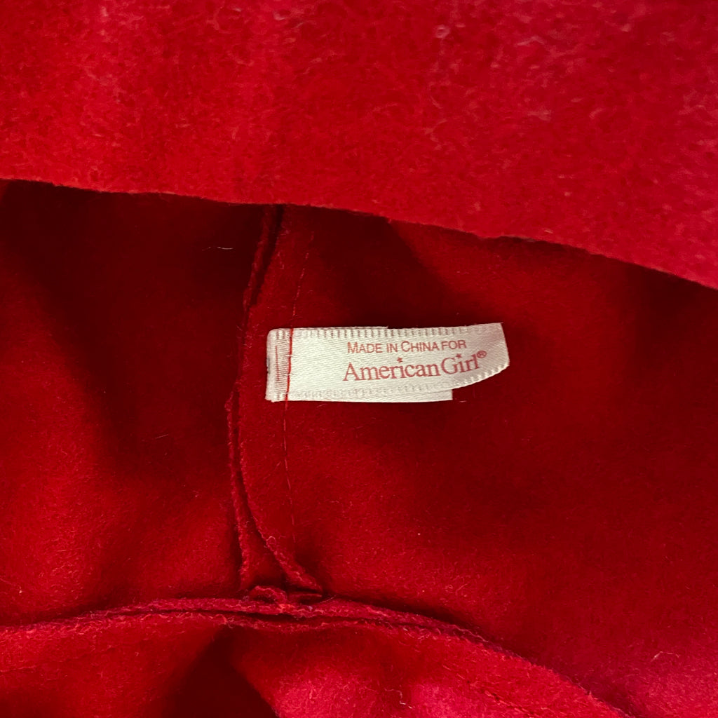 American Girl Felicity Winter Cardinal Cloak