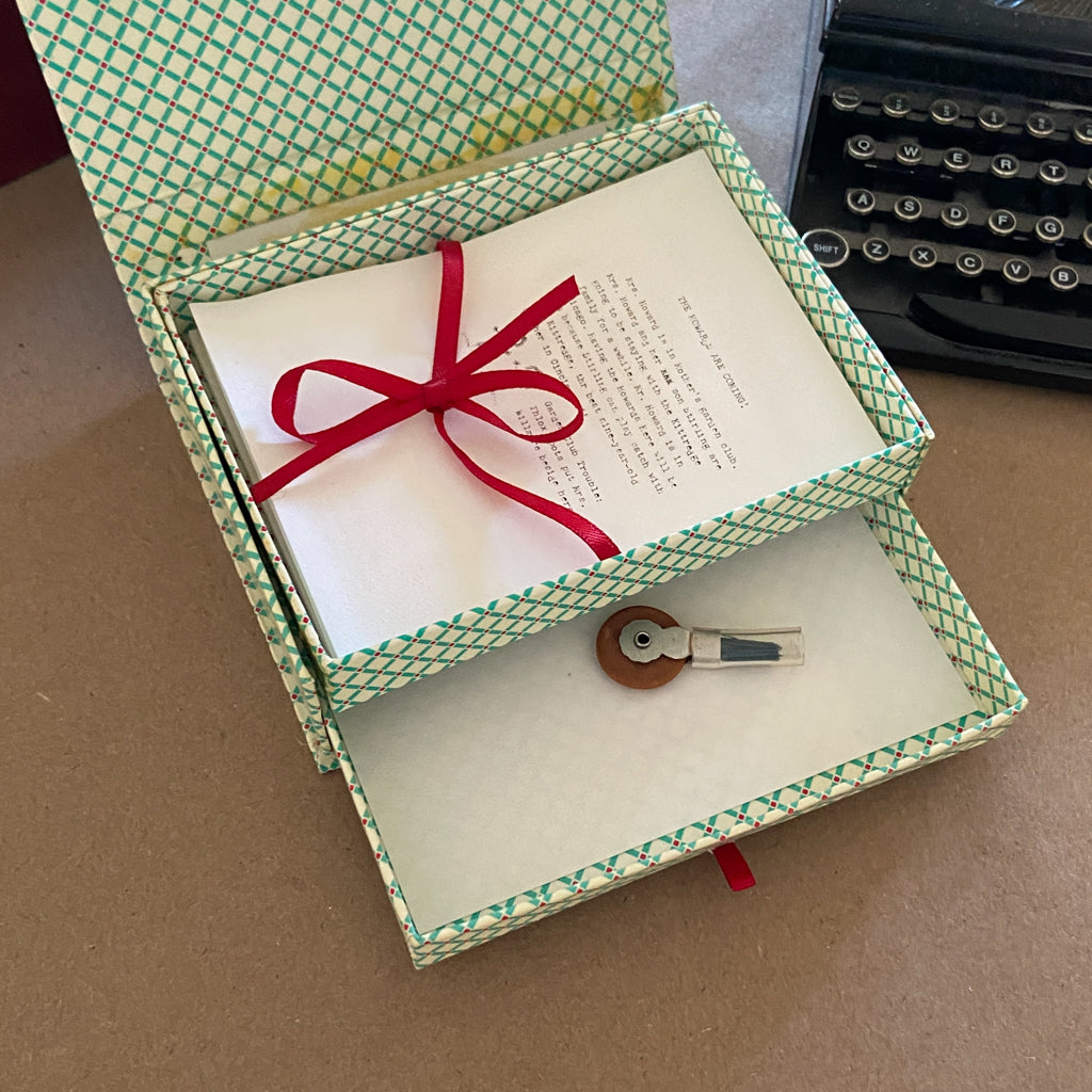 American Girl Kit Typewriter Set