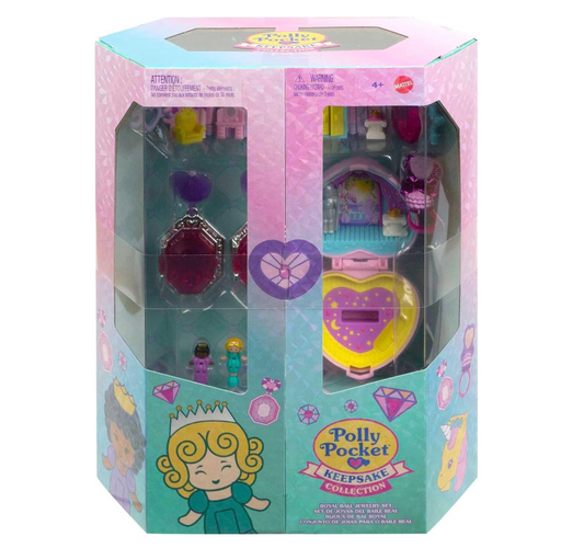 Polly Pocket Keepsake Collection Royal Ball Jewelry Set