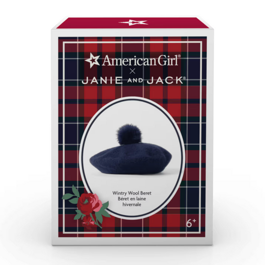 American Girl® x Janie and Jack Wintry Wool Beret for 18-inch Dolls