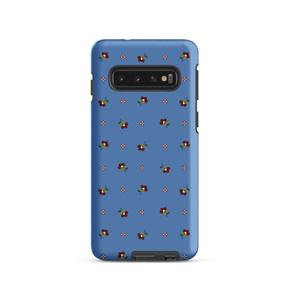 Blue Floral Tough Case for Samsung®