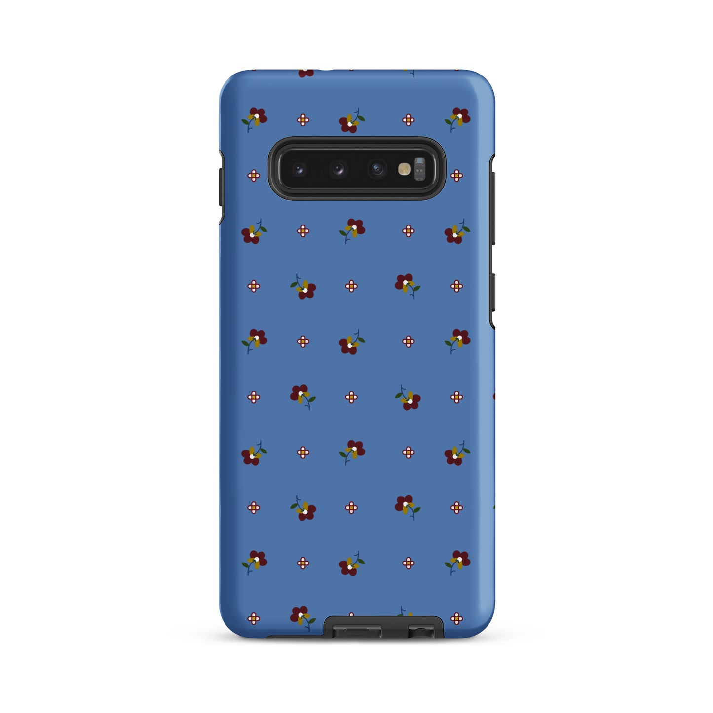 Blue Floral Tough Case for Samsung®