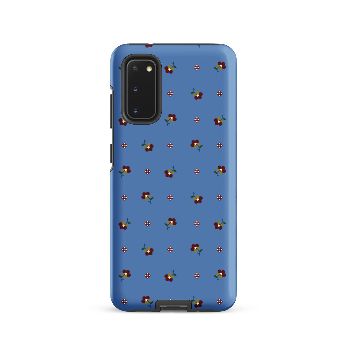 Blue Floral Tough Case for Samsung®