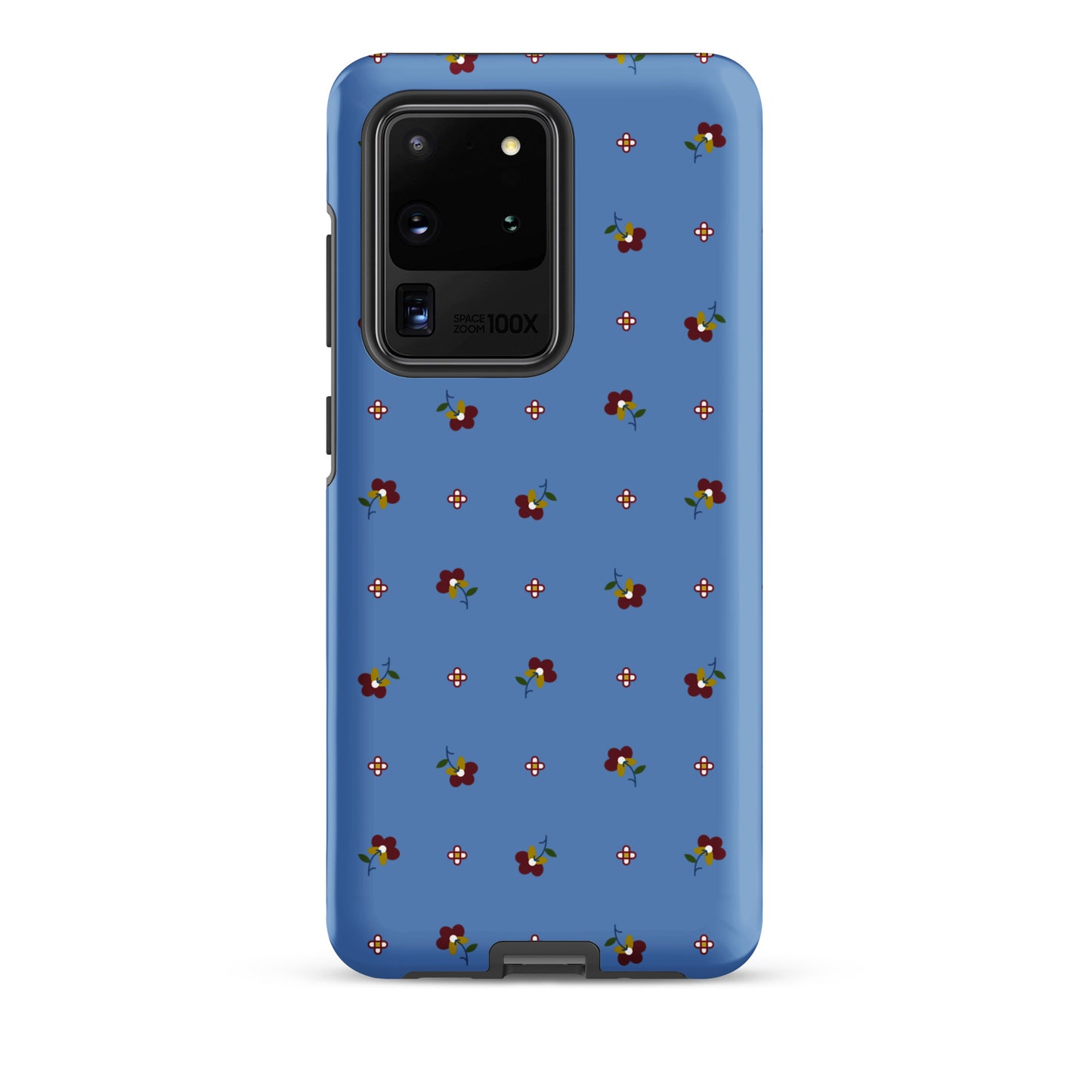 Blue Floral Tough Case for Samsung®