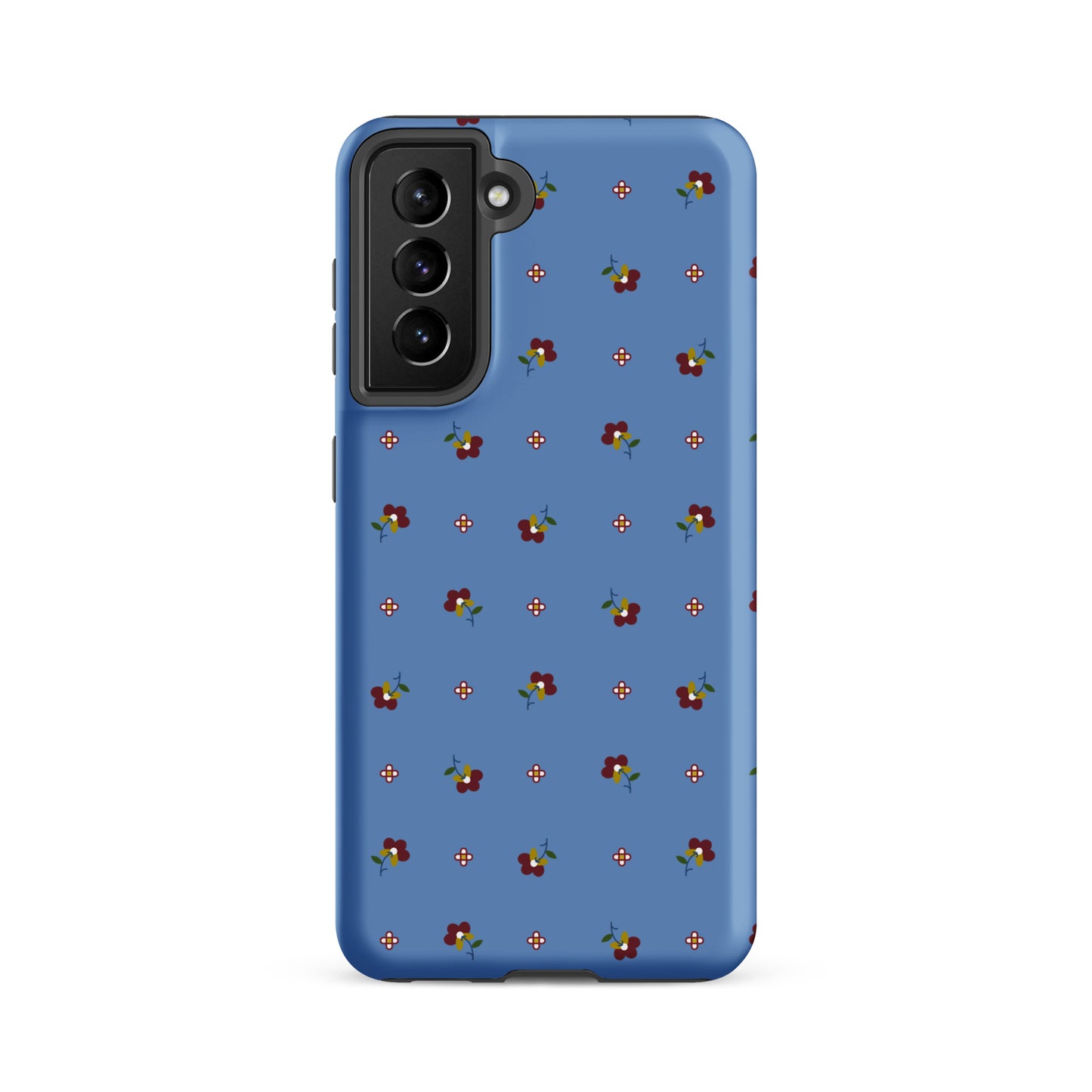 Blue Floral Tough Case for Samsung®