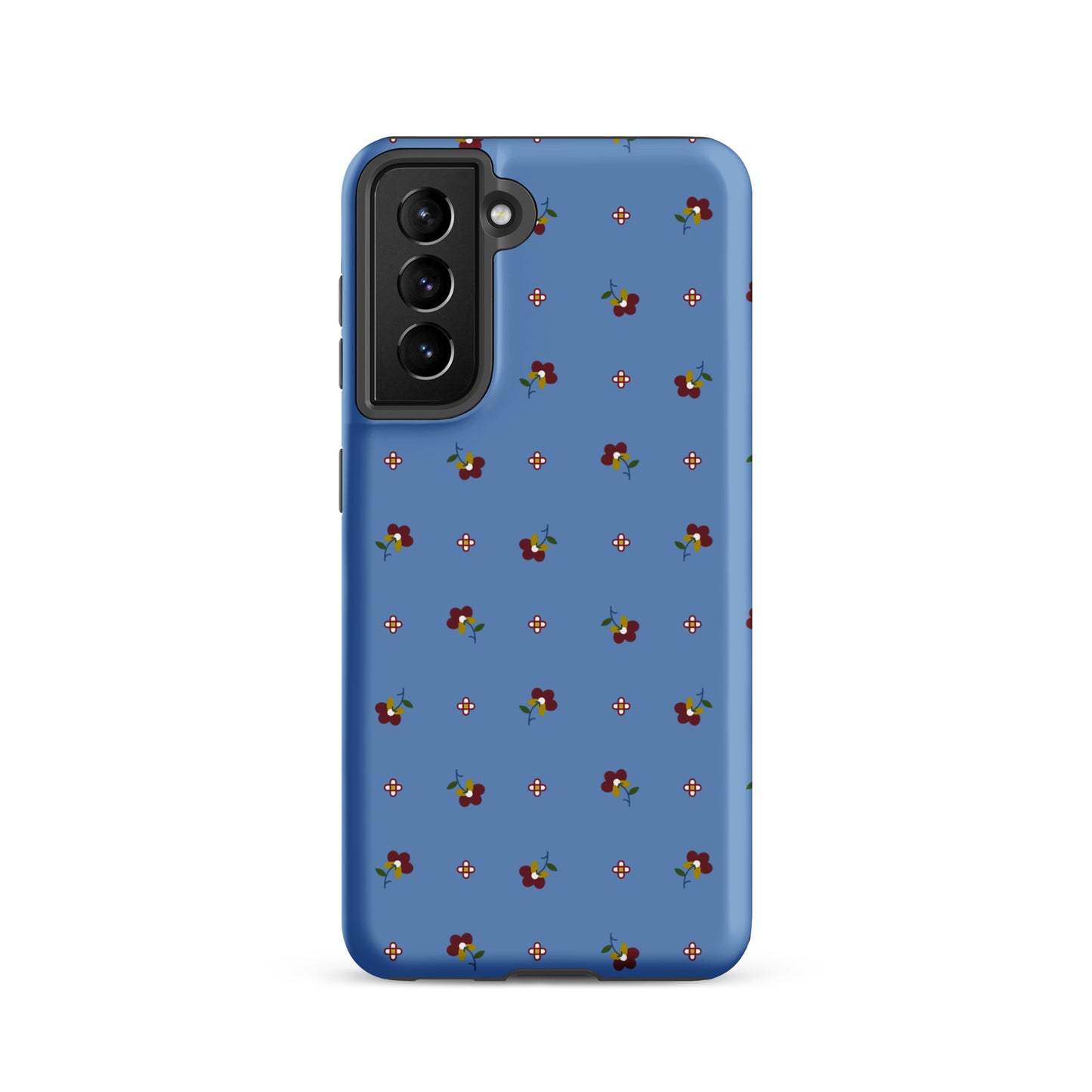 Blue Floral Tough Case for Samsung®