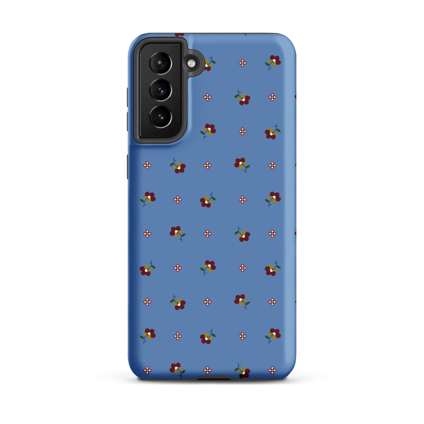 Blue Floral Tough Case for Samsung®