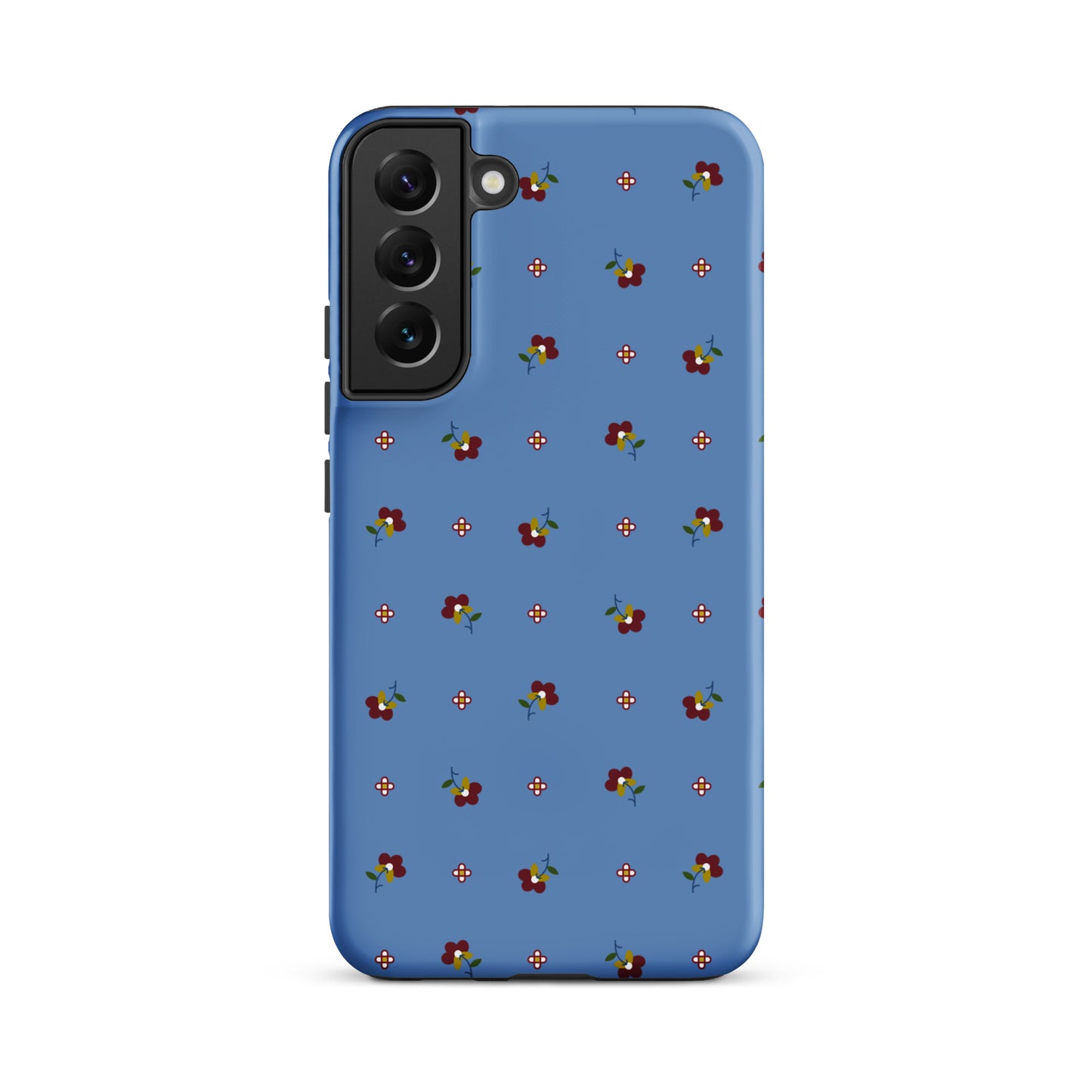 Blue Floral Tough Case for Samsung®