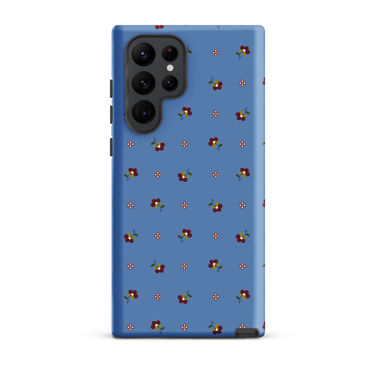 Blue Floral Tough Case for Samsung®