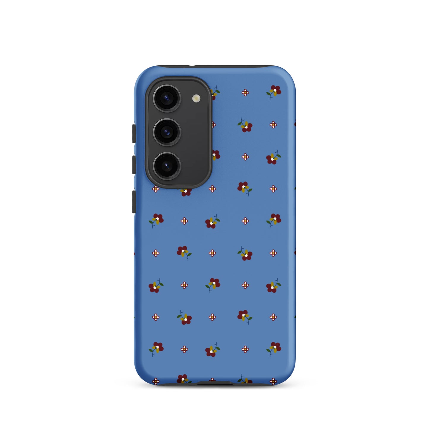 Blue Floral Tough Case for Samsung®