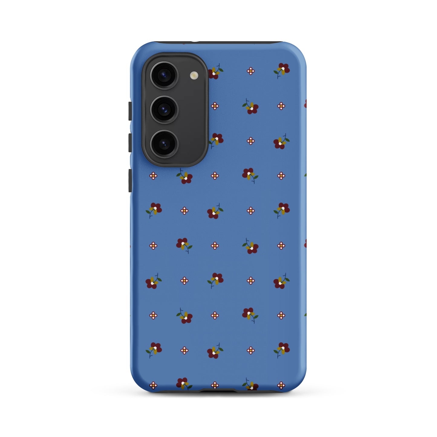 Blue Floral Tough Case for Samsung®